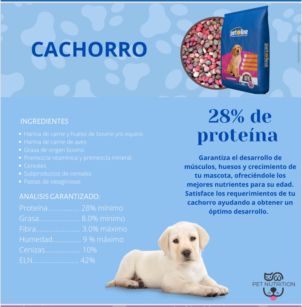 Cachorro Petline 5 kg