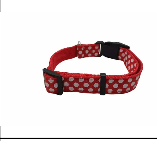 Collar Para Mascotas Con
Diseño Unico Rojo