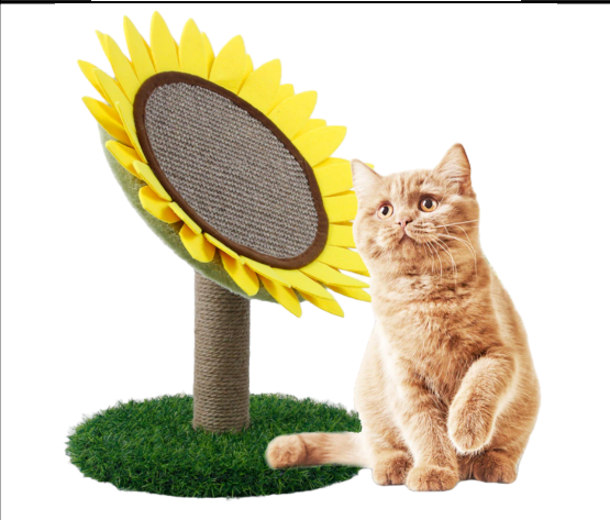 Rascador Para Gatos Con Forma De Girasol