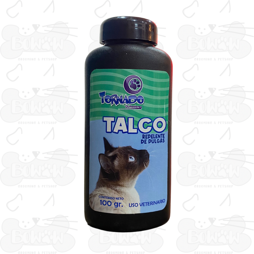 Talco anti pulgas para gato