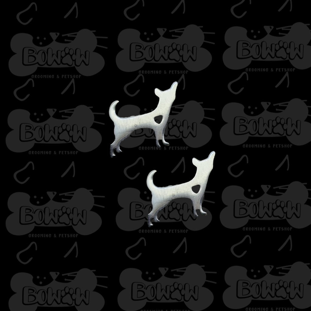 Aretes Perritos Acero