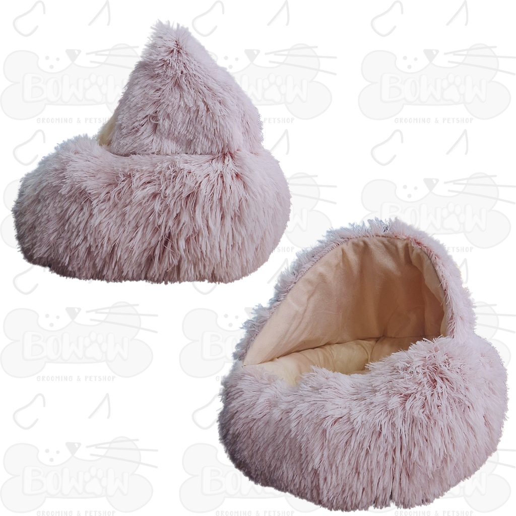 Cama de Iglú Rosa Eco para Gato