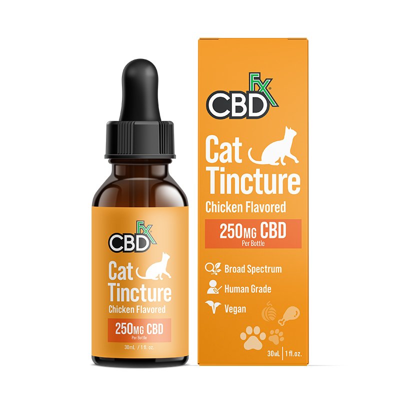 CBDFX Tincture Para Gato Sabor Pollo 250mg 