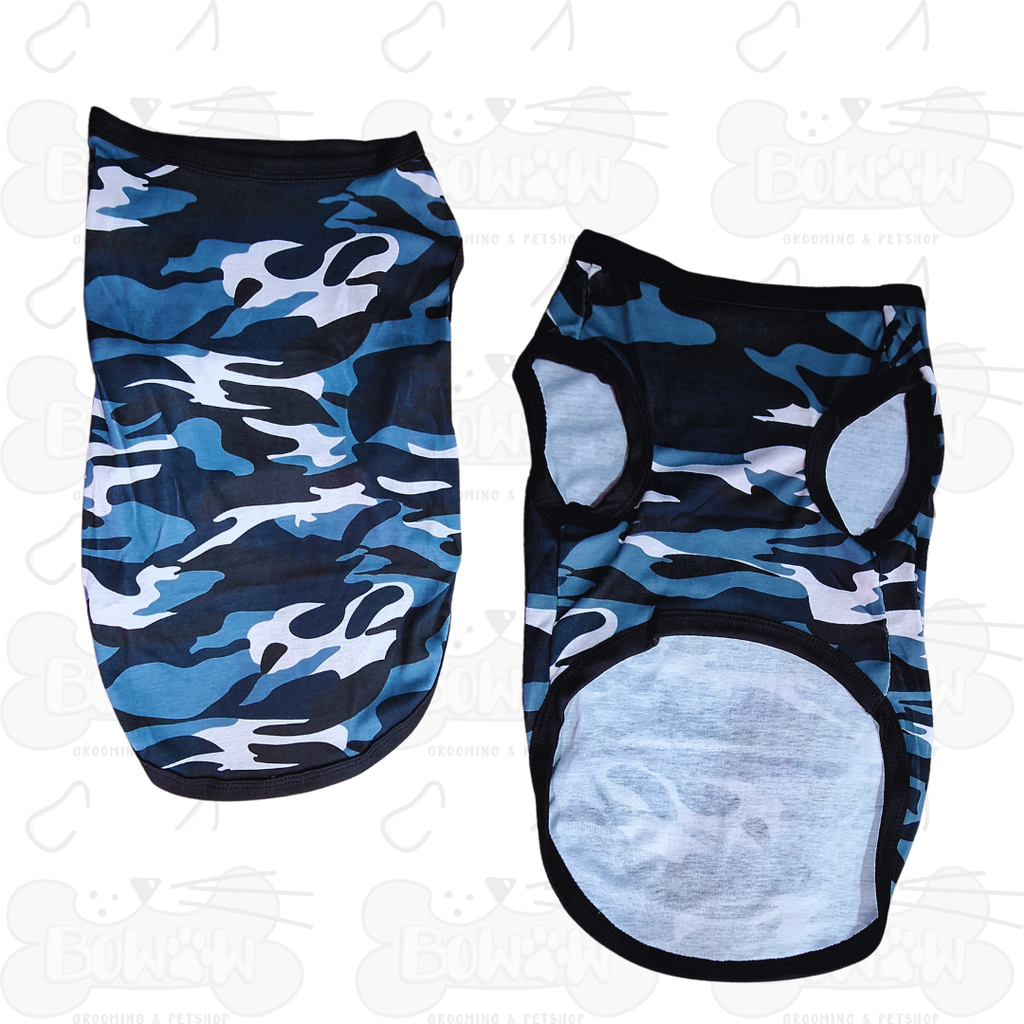 Chaleco Camuflajeado Militar Azul