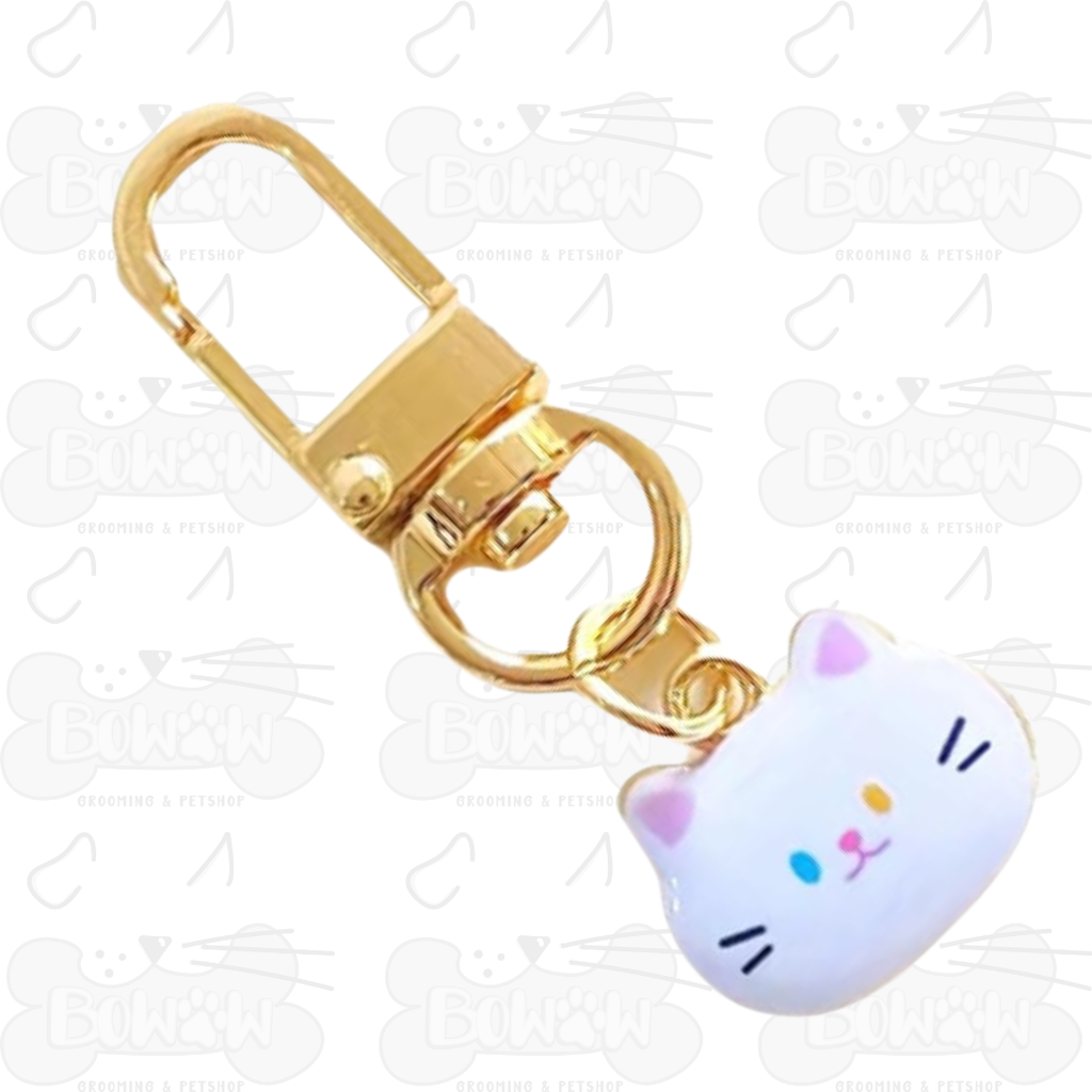 Llavero de Gatito Orejas Lila