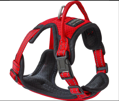 [BWT007 XS] Arnes Bicolor Reflejante Extra Chico Rojo