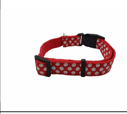 [mas70] Collar Para Mascotas Con Diseño Único Rojo