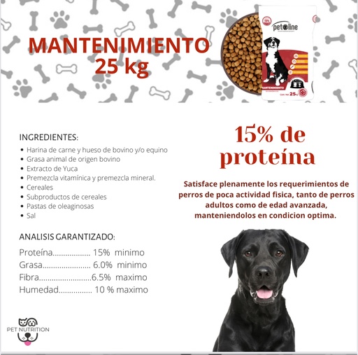 Mantenimiento 20 kg