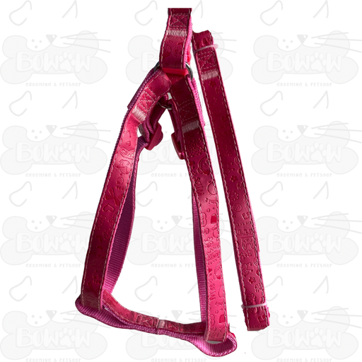 CORREA CON PECHERA DE COLORES GRANDE ROSA