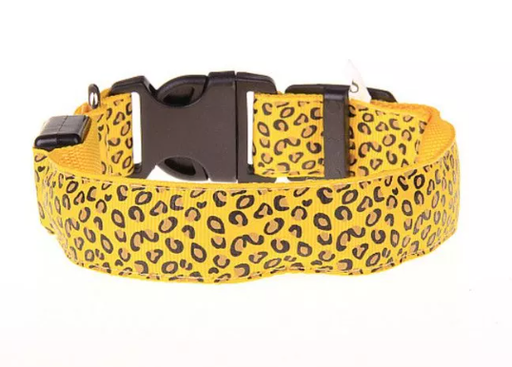 Collar Led Amarillo chita