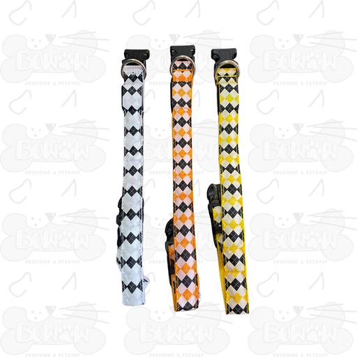 [BWPK-PKROMLEDNR] Collar Led Naranja rombo