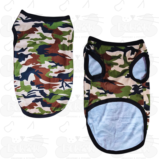 Chaleco Camuflajeado Militar Verde