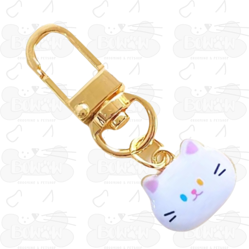 Llavero de Gatito Orejas Lila