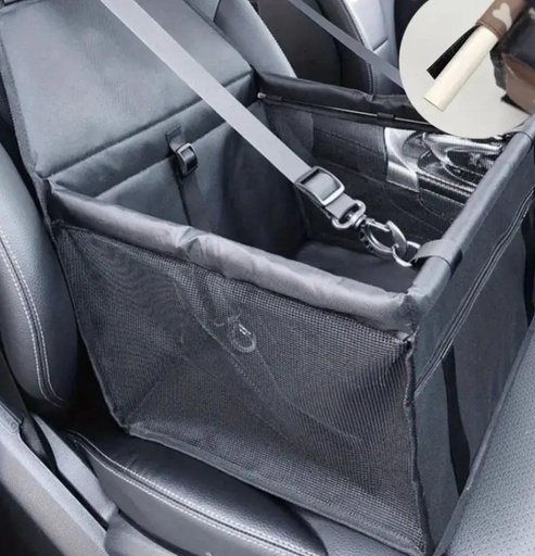 Asiento De Coche Portátil Negro 