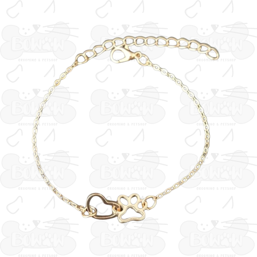 Pulsera de Huella Elegante Plateada